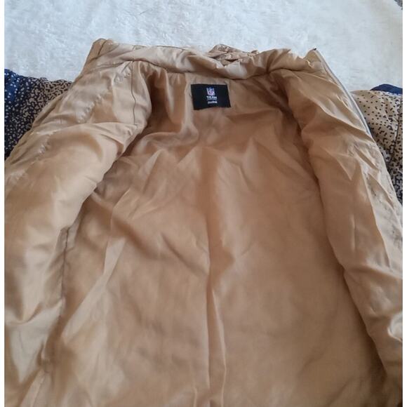 REEBOK NFL Team Apparel ST LOUIS RAMS Puffy Zip Jacket Dk Blue & Gold Women's S - Picture 11 of 12